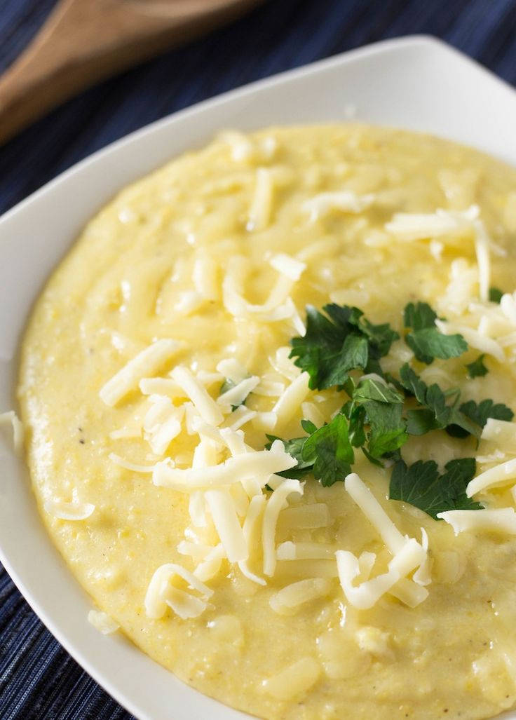 Scrumptious Cheesy Polenta Dish Wallpaper