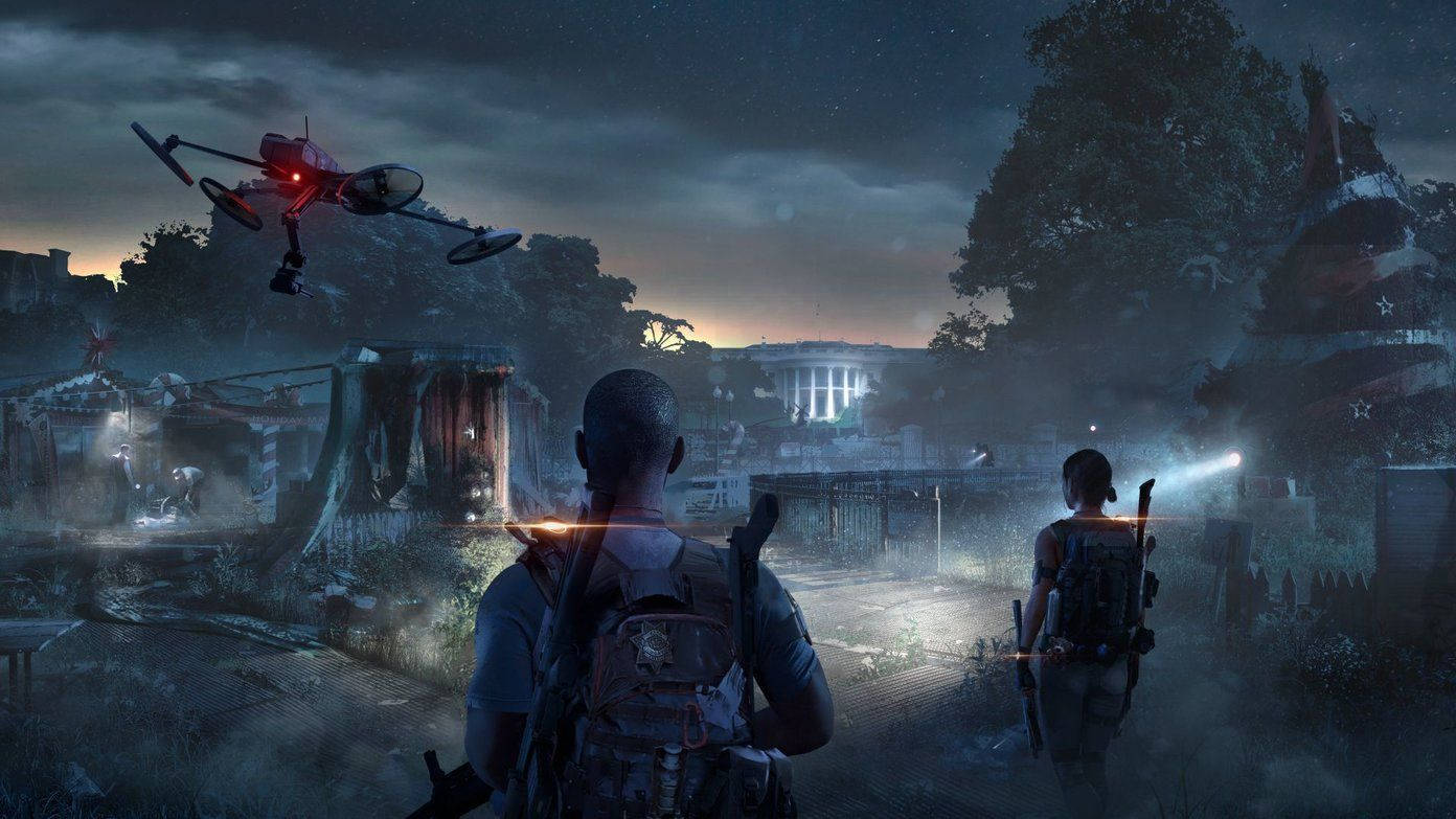 Searching Survivors In The Division 2 Wallpaper