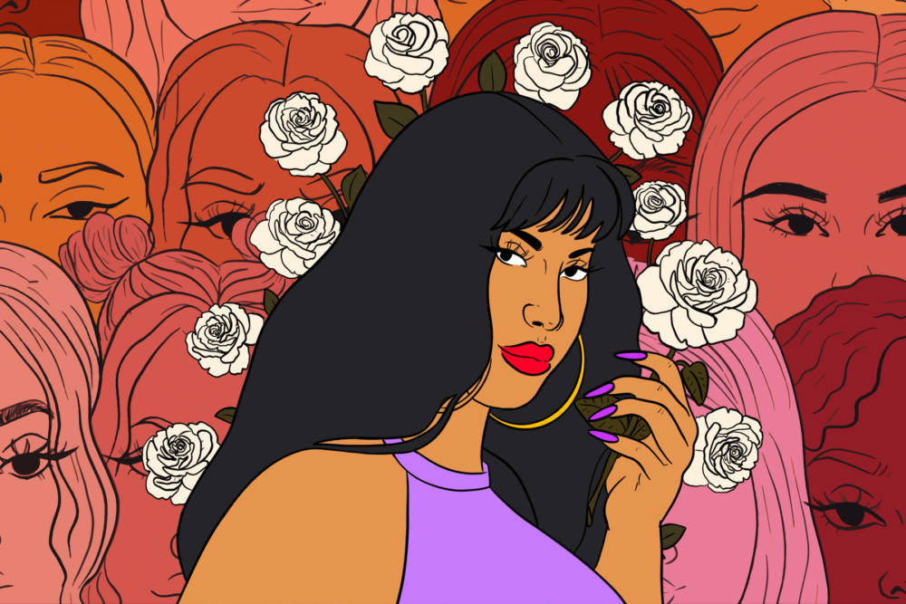 Selena Quintanilla Digital Art Wallpaper