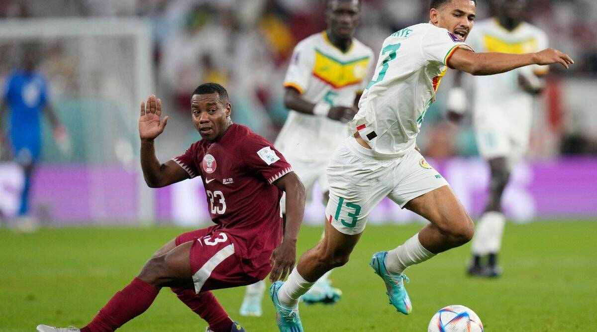 Senegal National Football Team Against Qatar Wallpaper