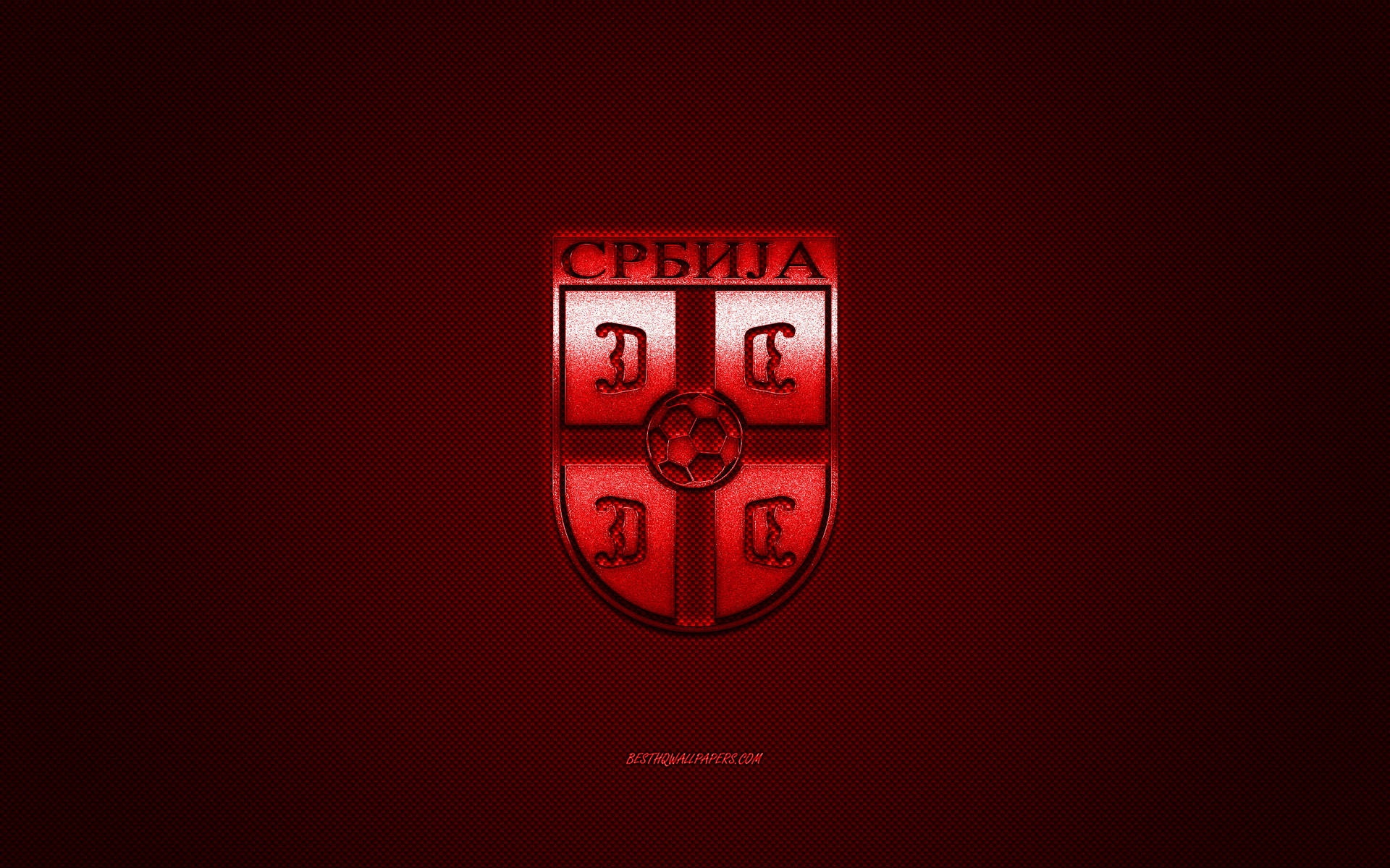 Serbia National Football Team Deep Red Wallpaper