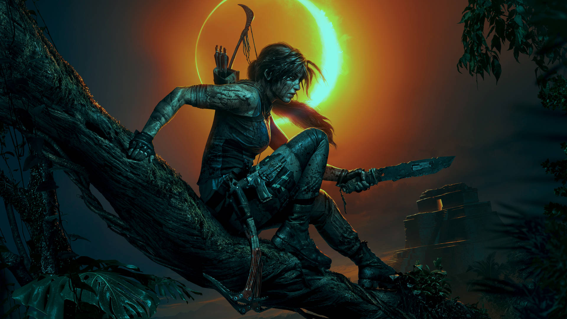 Shadow Of The Tomb Raider Lara Croft Moonlight 4k Wallpaper