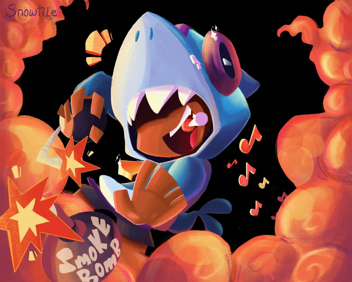 Shark Leon Brawl Stars Wallpaper