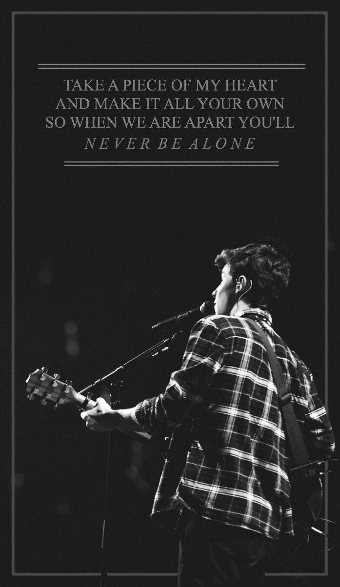Shawn Mendes Never Be Alone Wallpaper