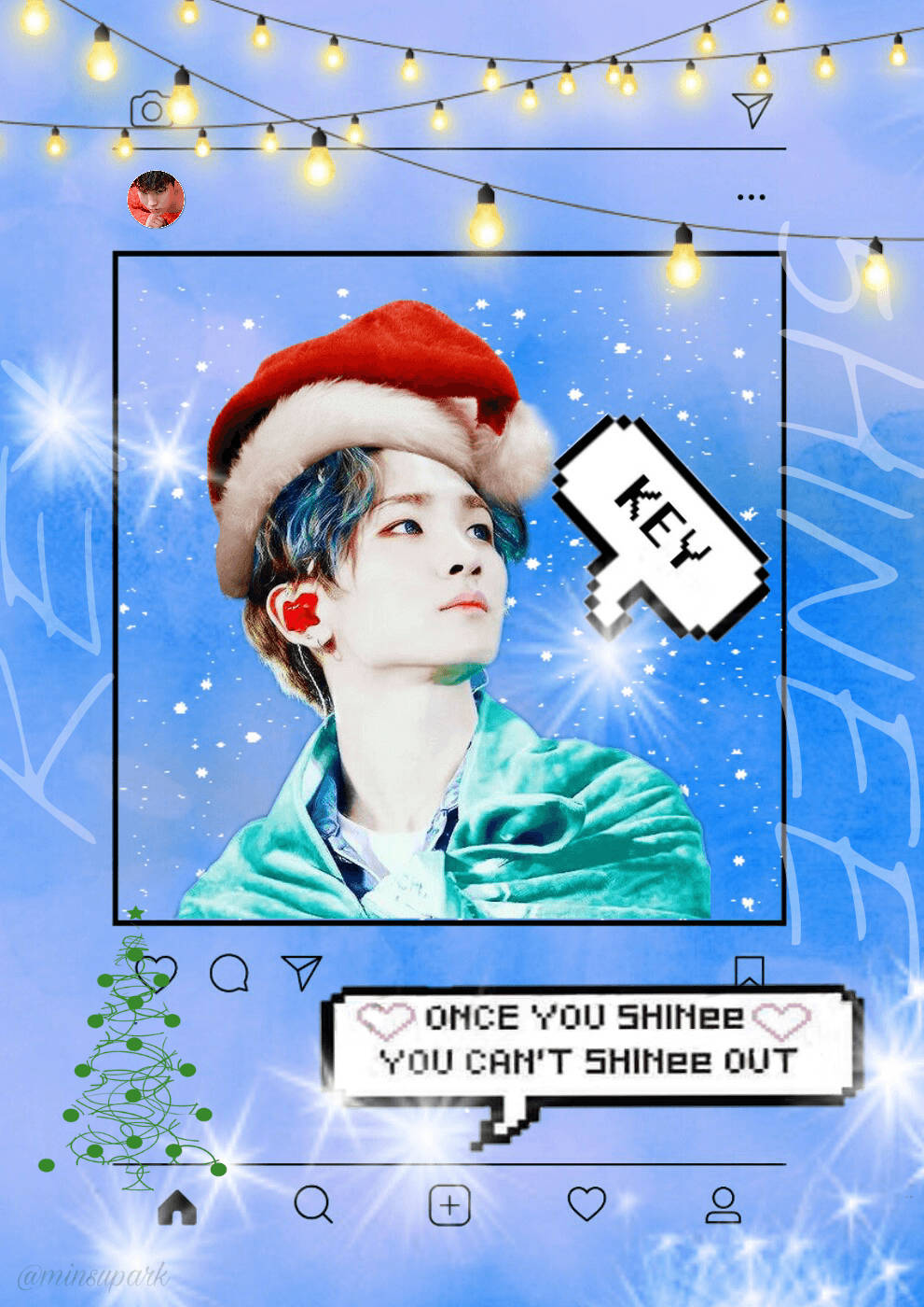 Shinee Key Christmas Wallpaper