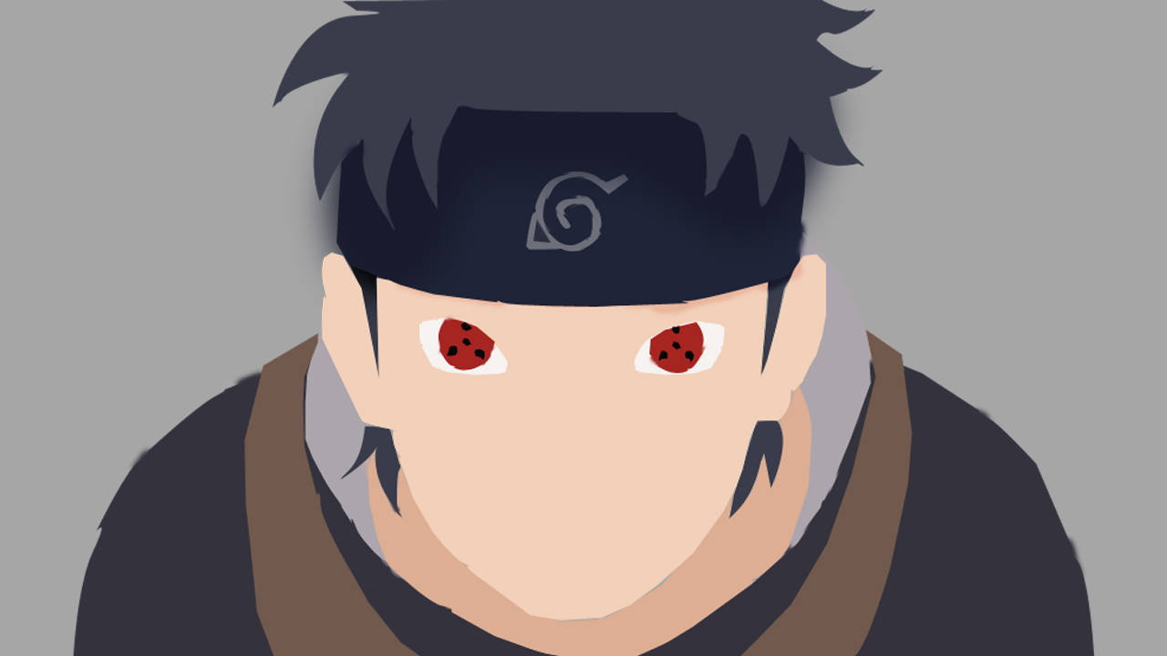 Shisui Minimalist Vector Art Wallpaper