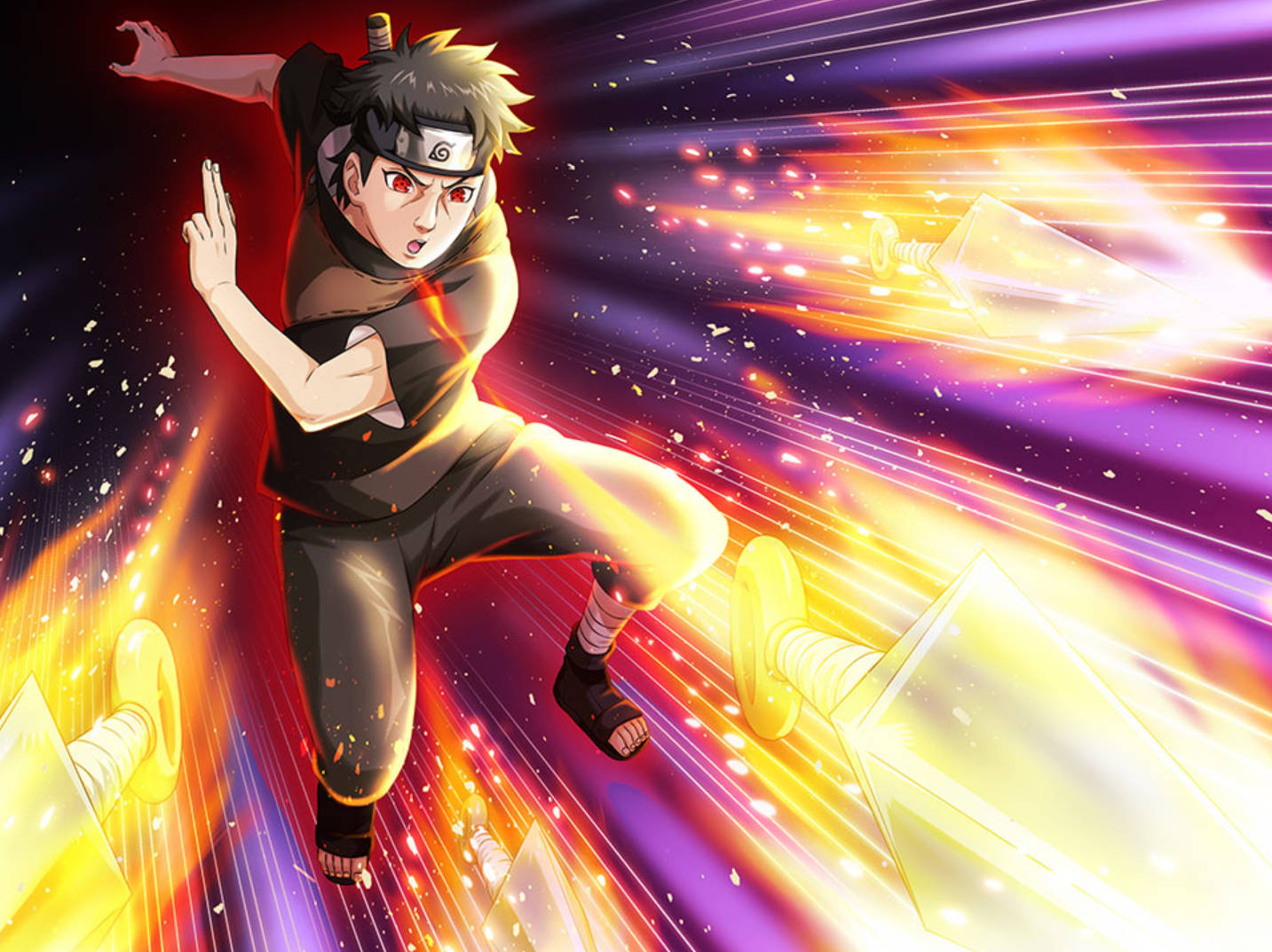 Shisui With Kunai Fanart Wallpaper