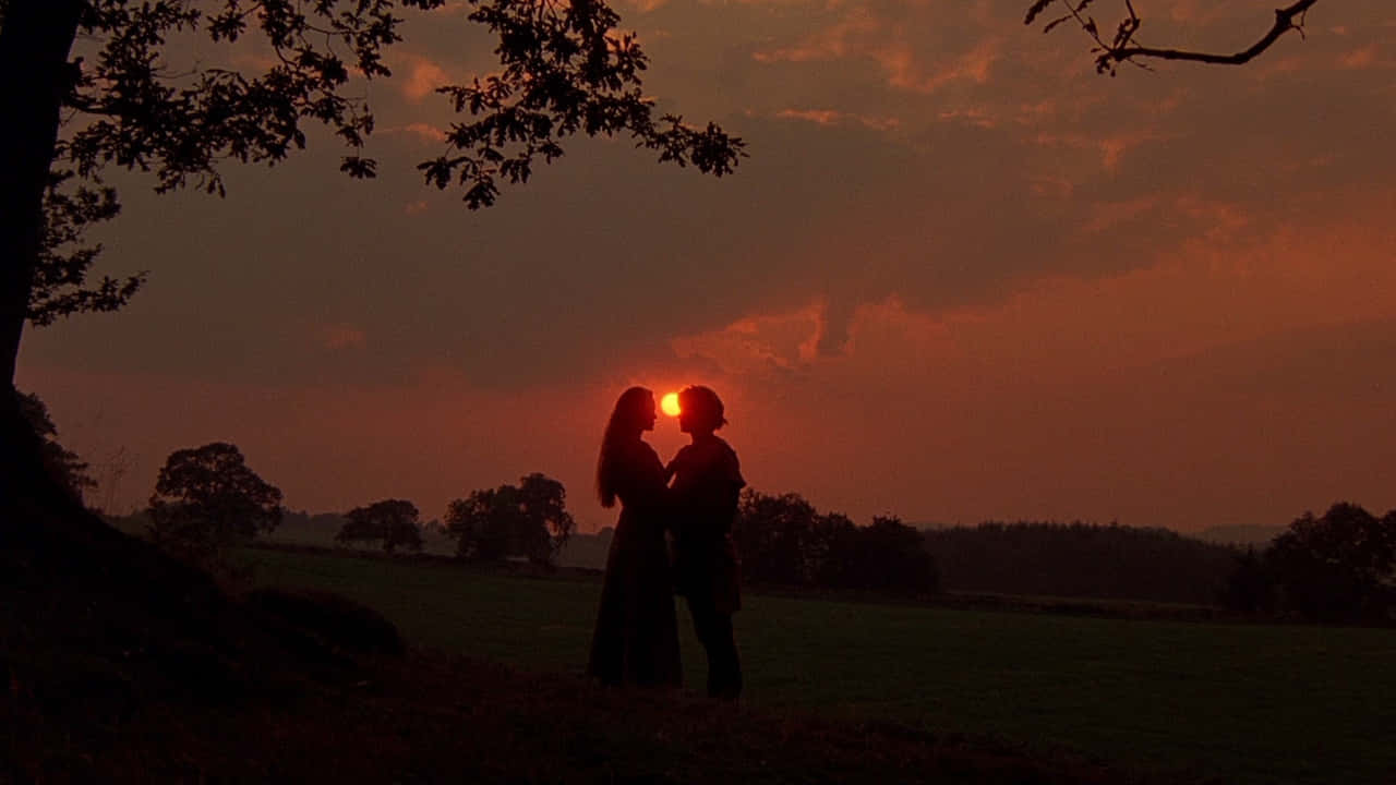 Silhouette Sunset Embrace The Princess Bride Wallpaper