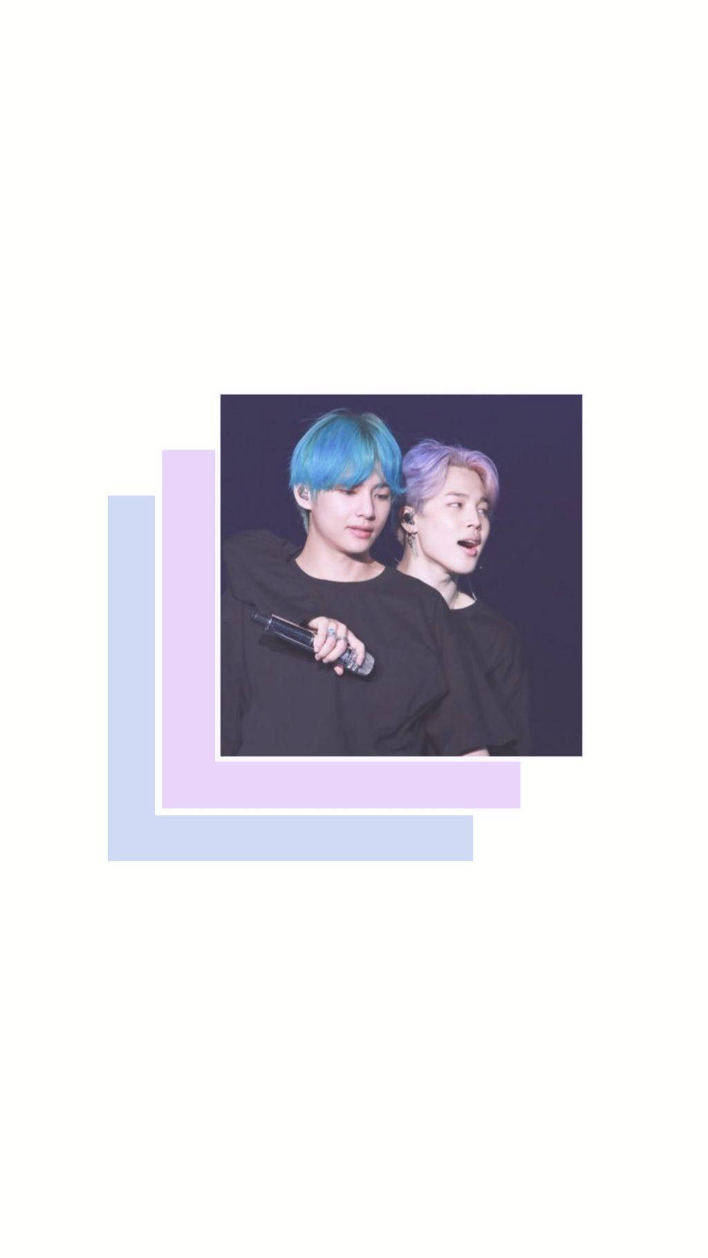 Simple Blue Purple Vmin Wallpaper