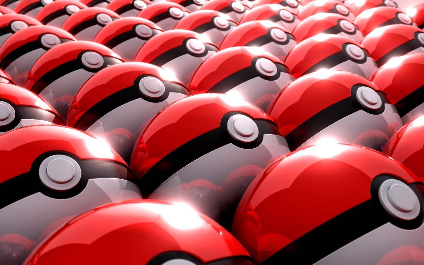 Simple Classic Pokeball Wallpaper