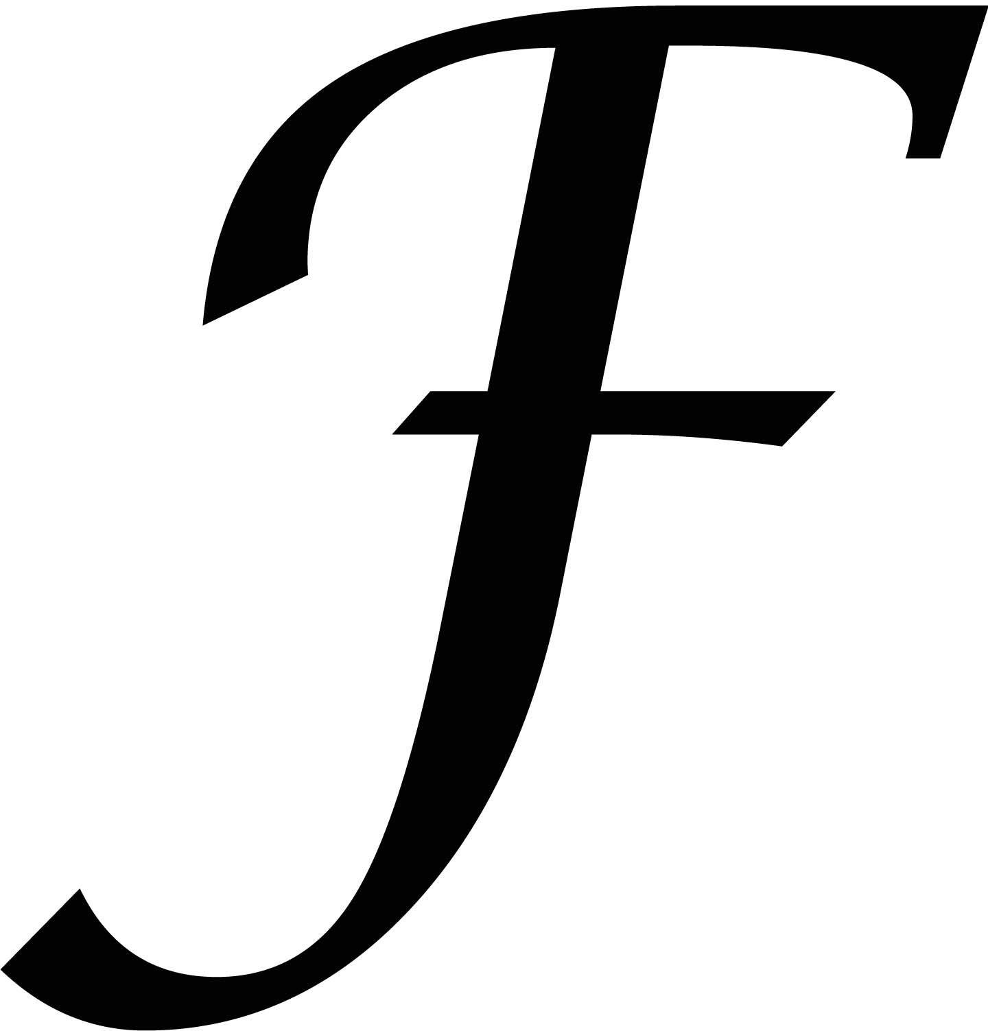 Simple Design Letter F Wallpaper