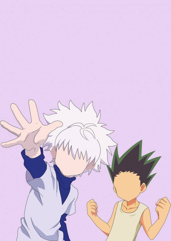 Simple Gon And Killua Fan Art Wallpaper