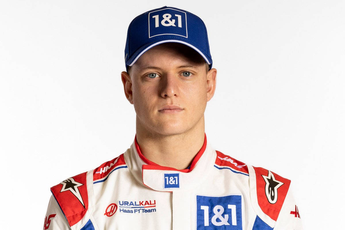 Simple Mick Schumacher Portrait Wallpaper