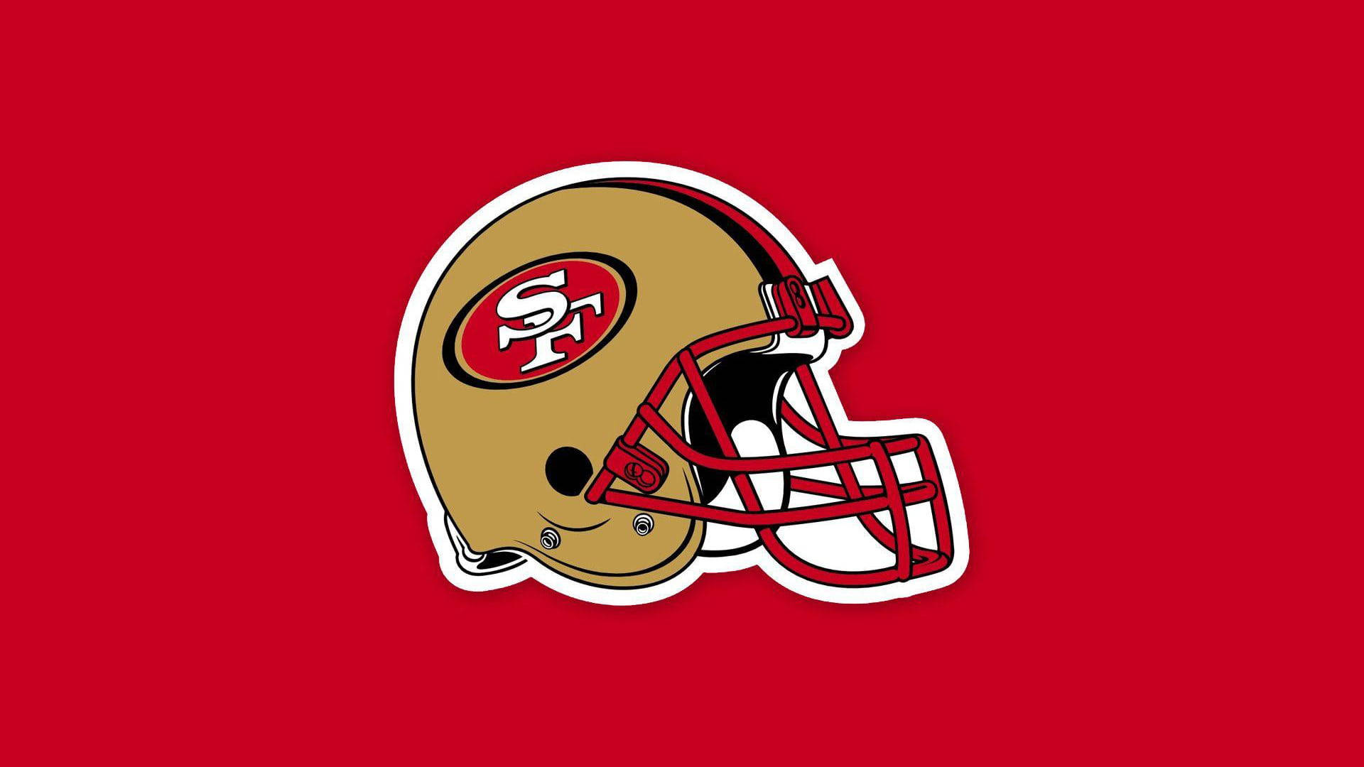 Simple Red Helmet Art 49ers Iphone Wallpaper