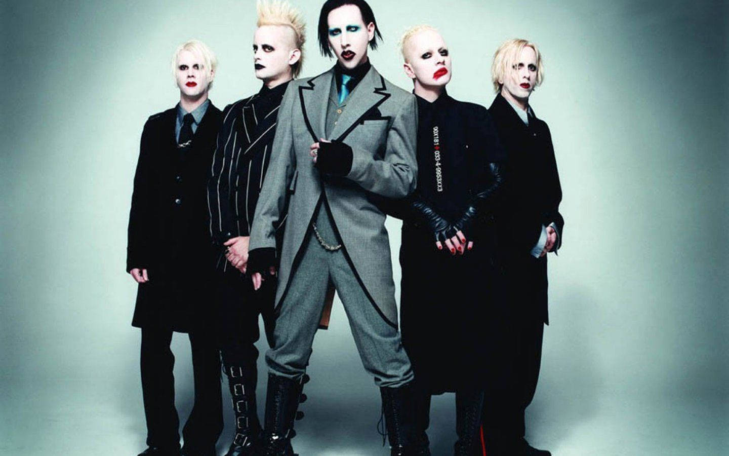 Singer-songwriter Marilyn Manson Goes Against The Grain Of Popular Culture Wallpaper