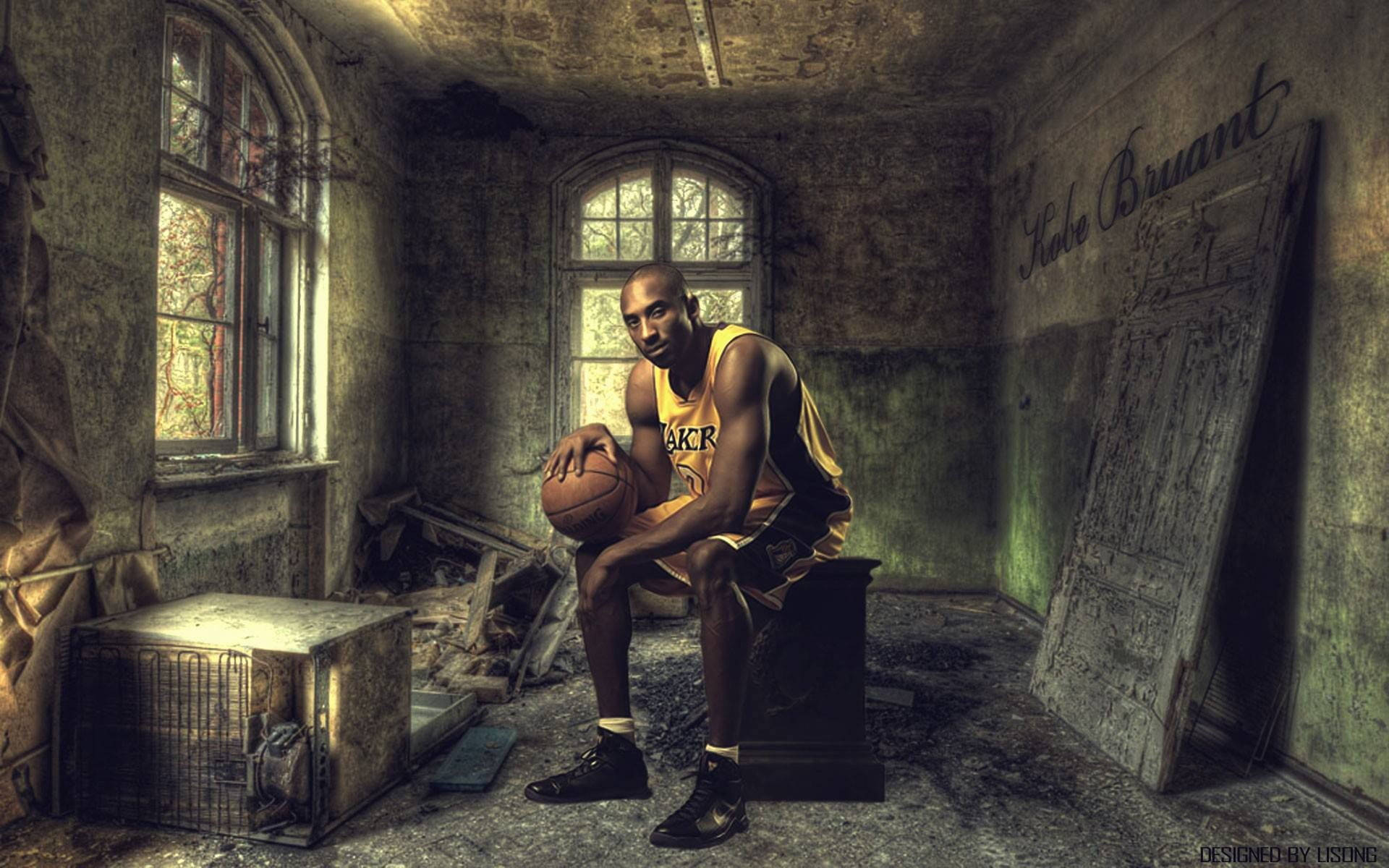 Sitting Kobe Bryant Cool Wallpaper