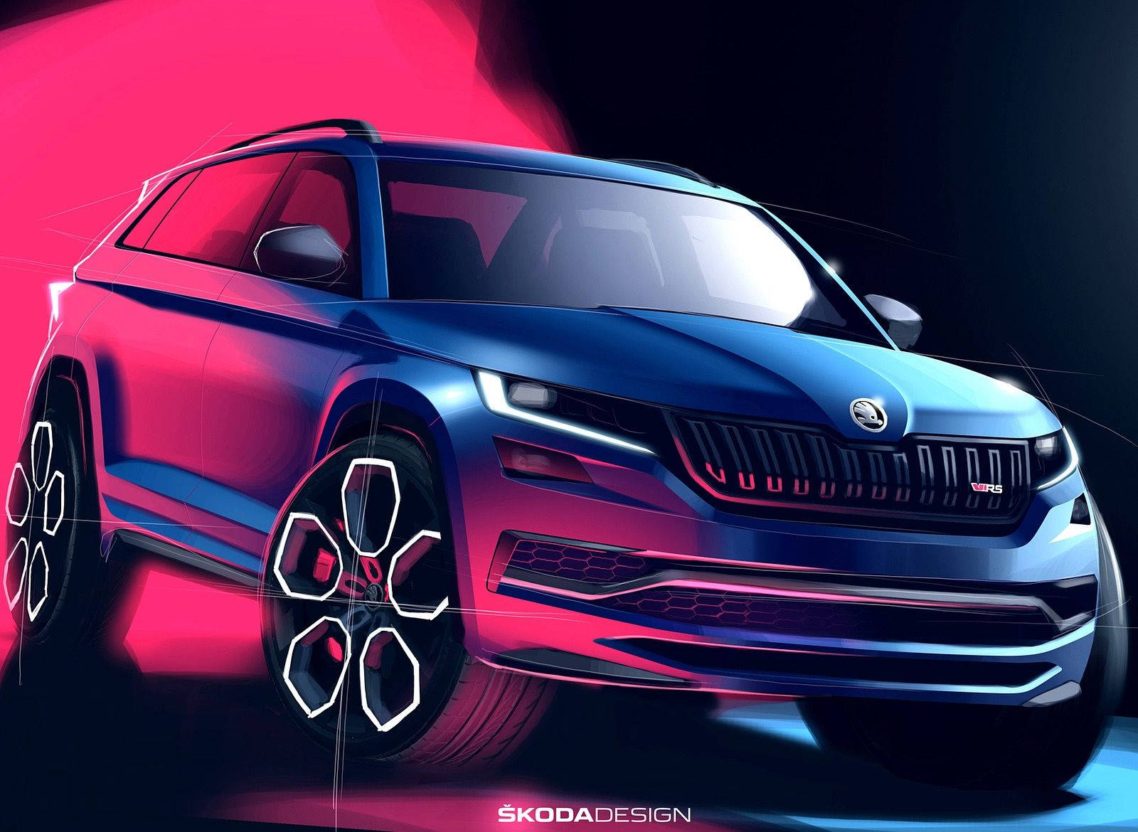 Skoda Kodiaq Rs: A Mighty Combination Of Style And Efficiency Wallpaper