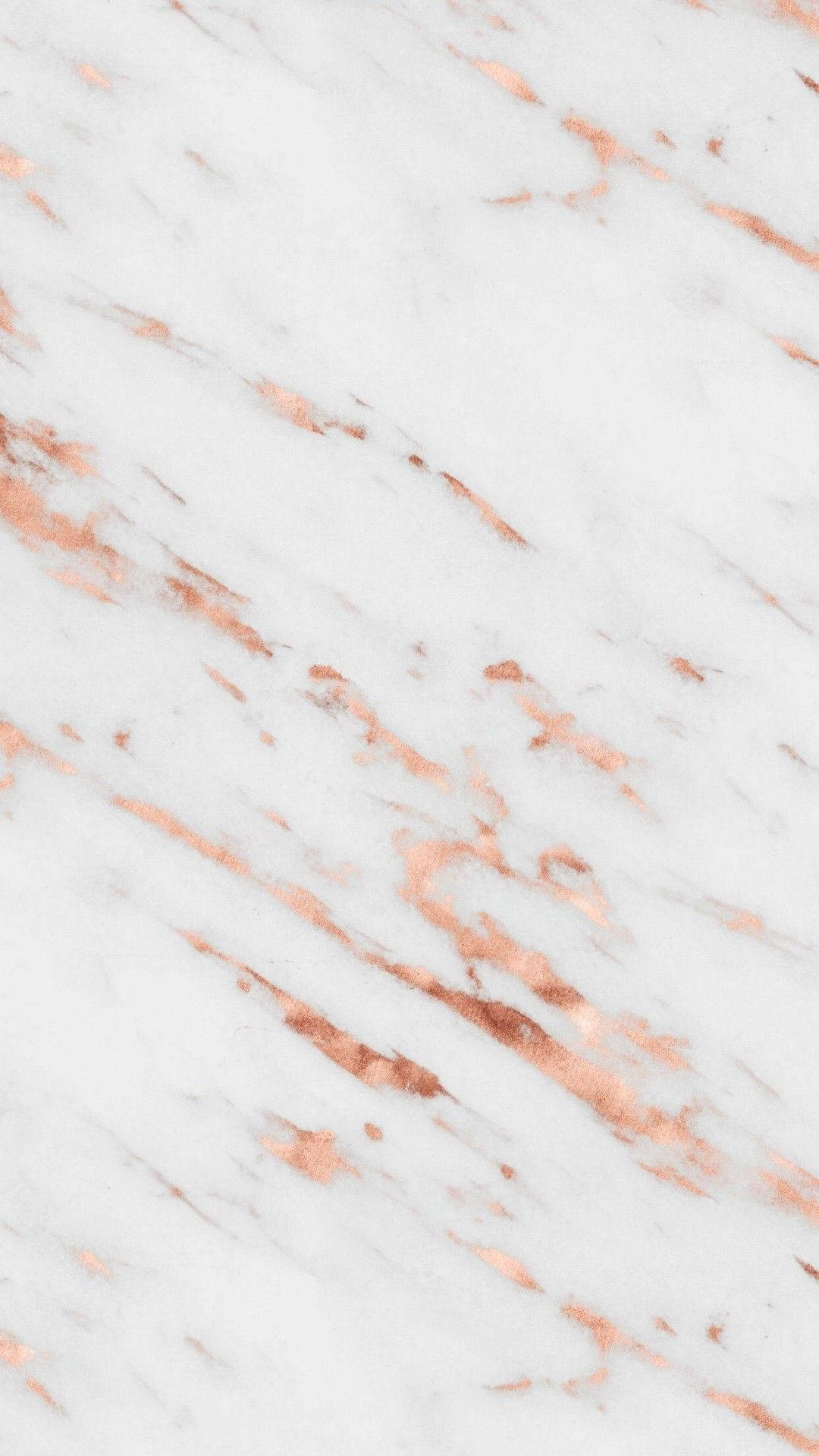 Slanted Rose Gold Marble Wallpaper