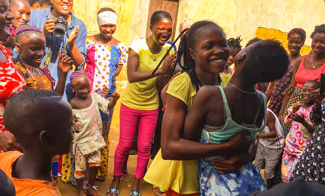 Smiling People Of Benin Wallpaper