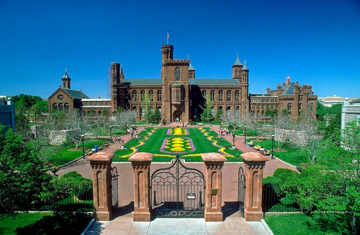 Smithsonian Institution Castle Architecture Wallpaper