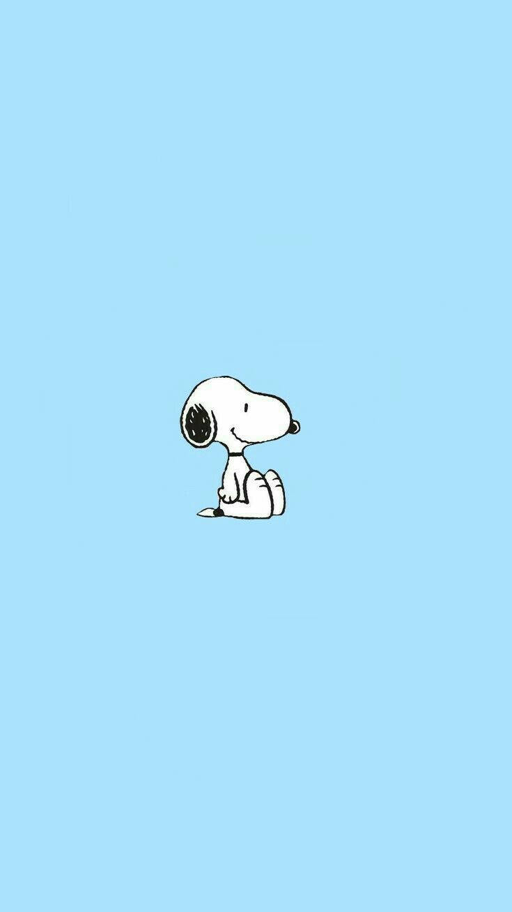 Snoopy Sitting In Style Wallpaper