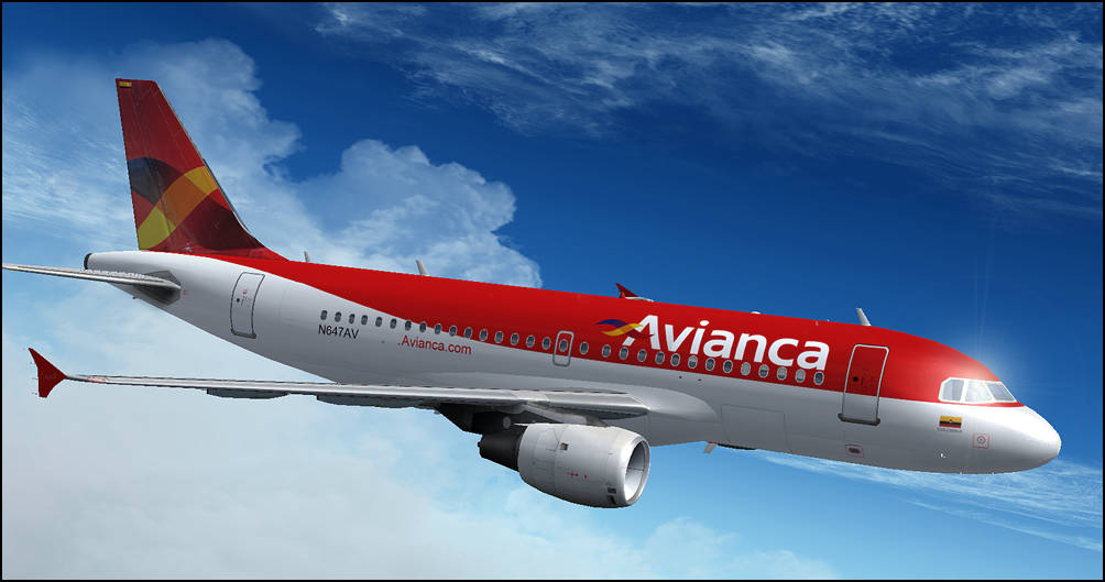 Soaring Avianca Airbus A319 Aircraft Wallpaper