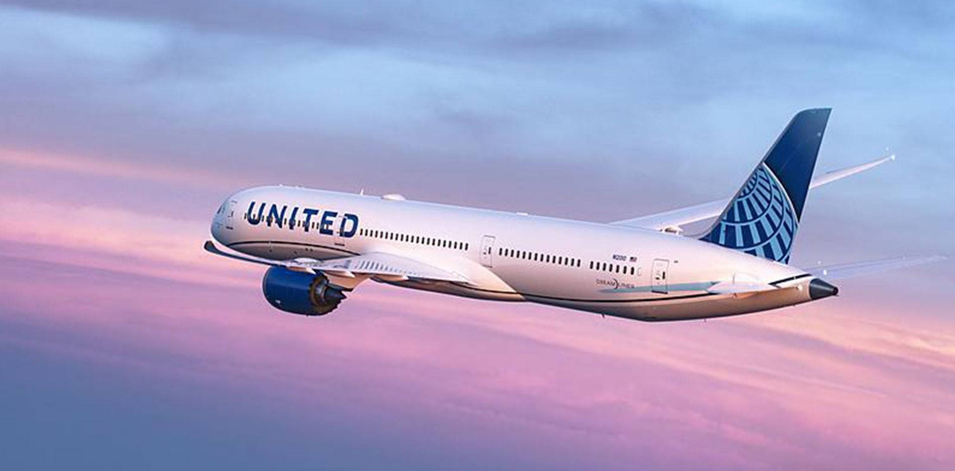 Soaring United Airplane Wallpaper