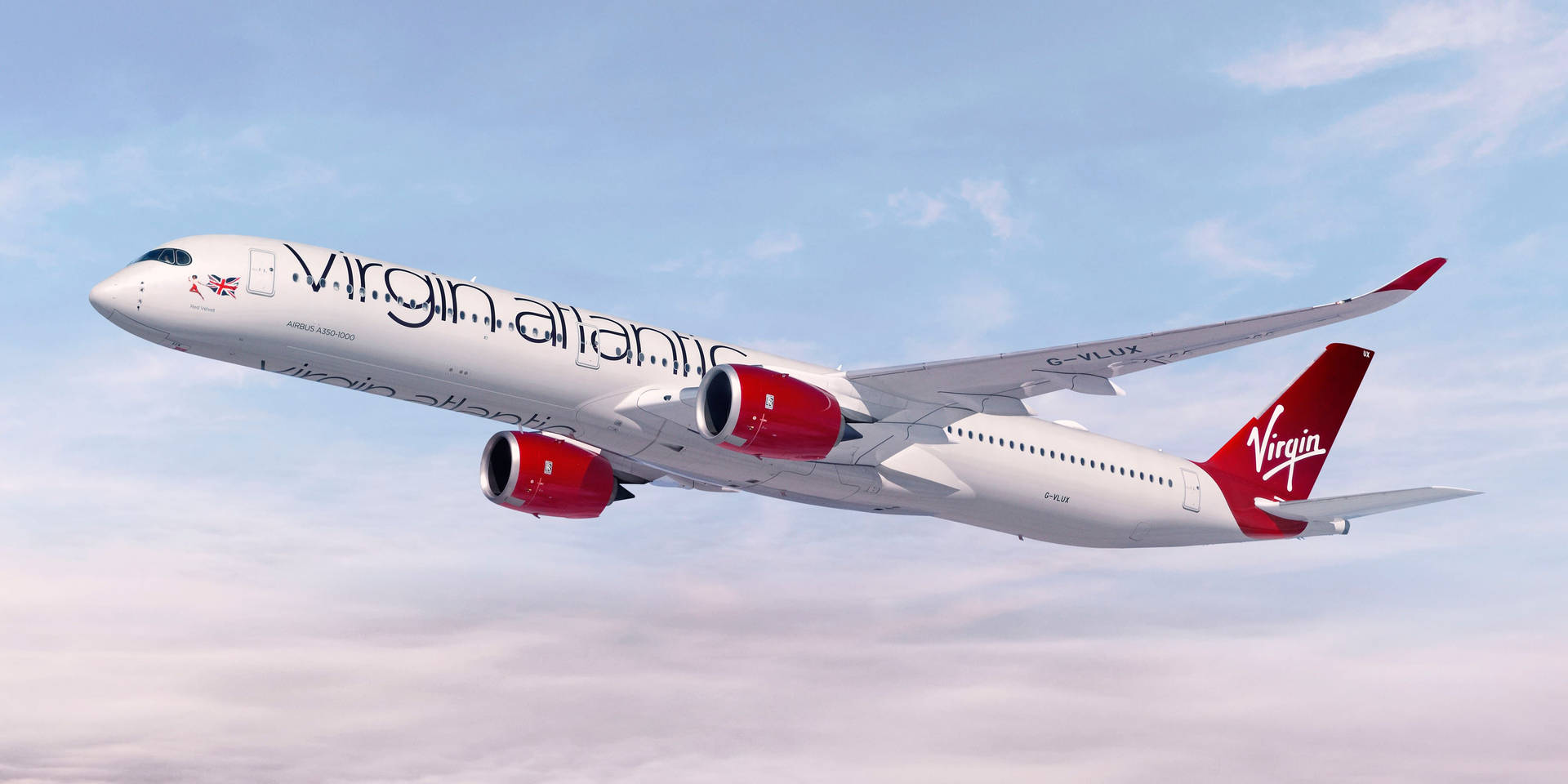 Soaring Virgin Atlantic Aircraft Wallpaper