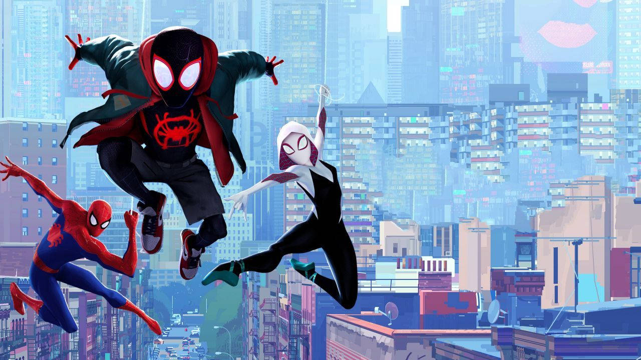 Spider-verse Spider Trio Wallpaper