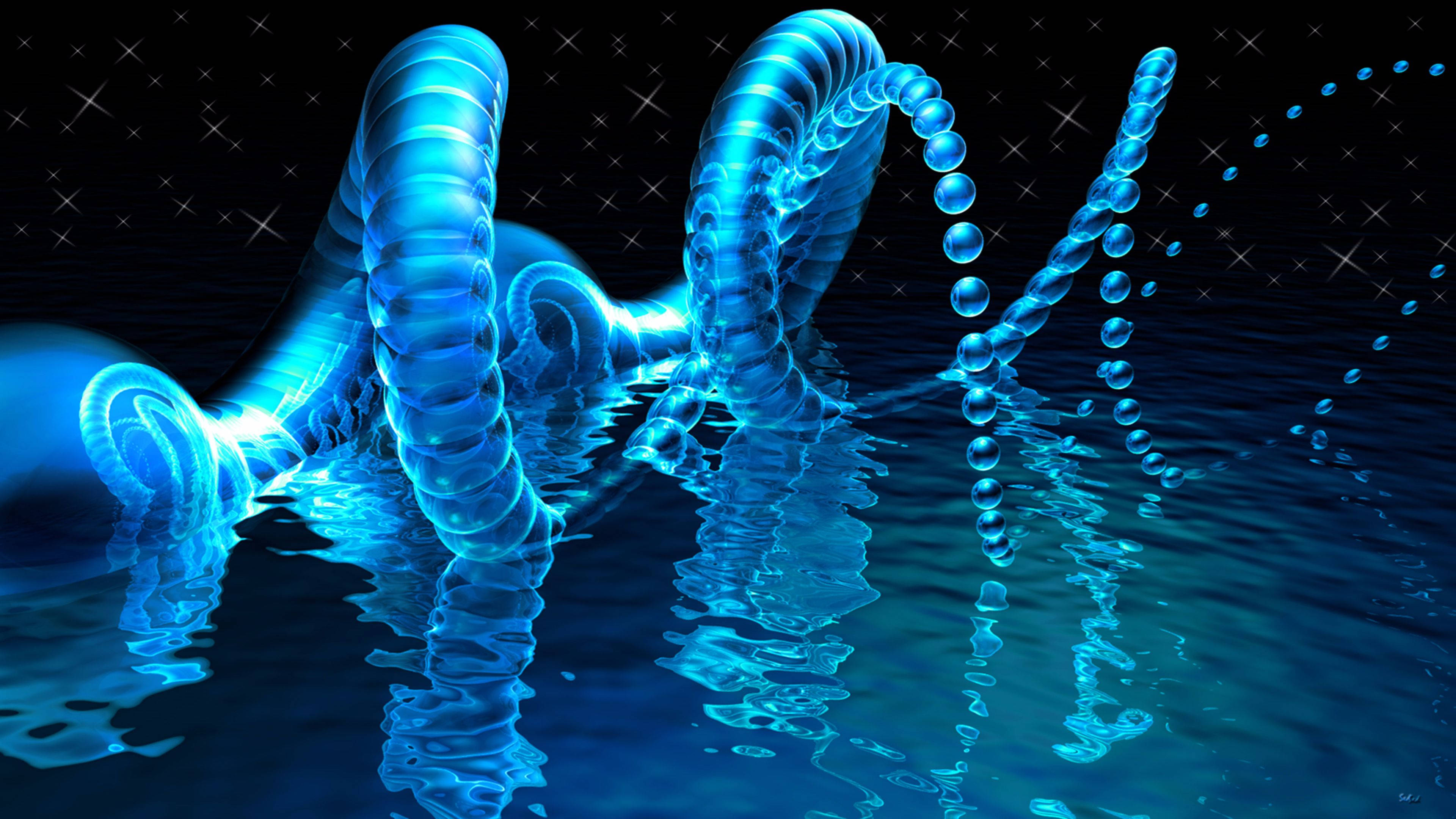 Spiral Of Cool 3d Water Wallpaper