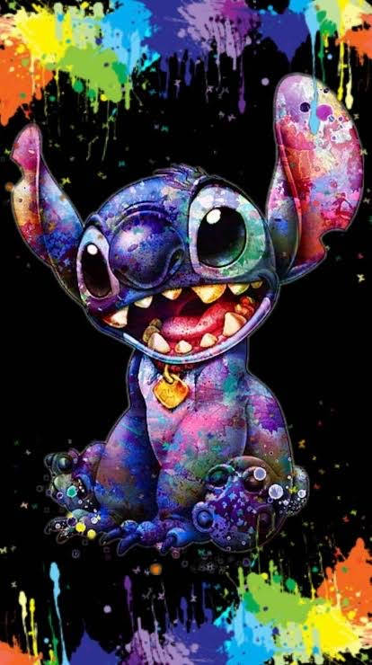 Splash Paint Stitch Aesthetic Wallpaper