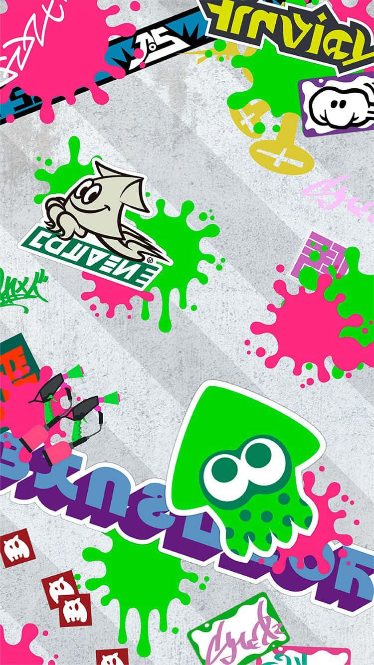 Splatoon 2 Characters In Action Wallpaper