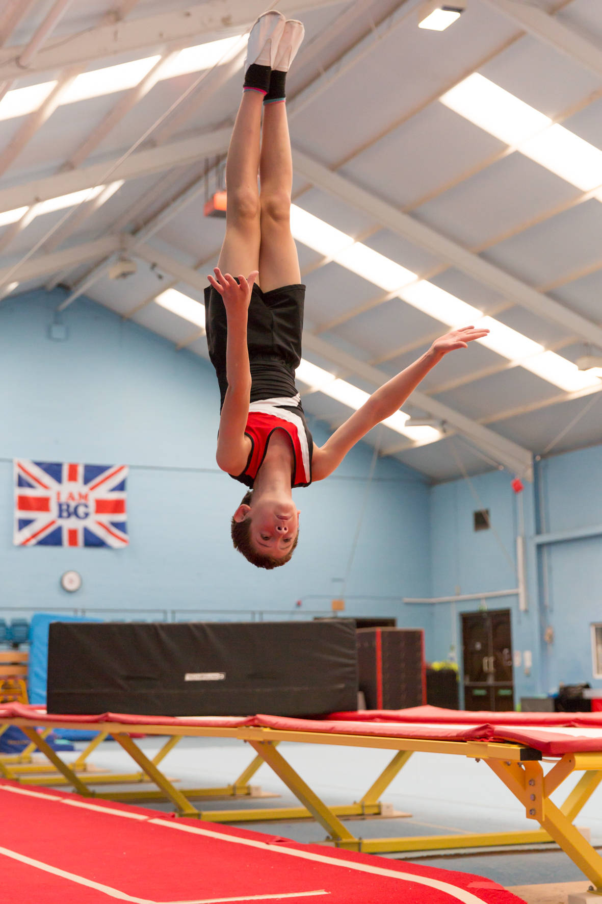 Sports Gymnastics Tumbling Routine Wallpaper