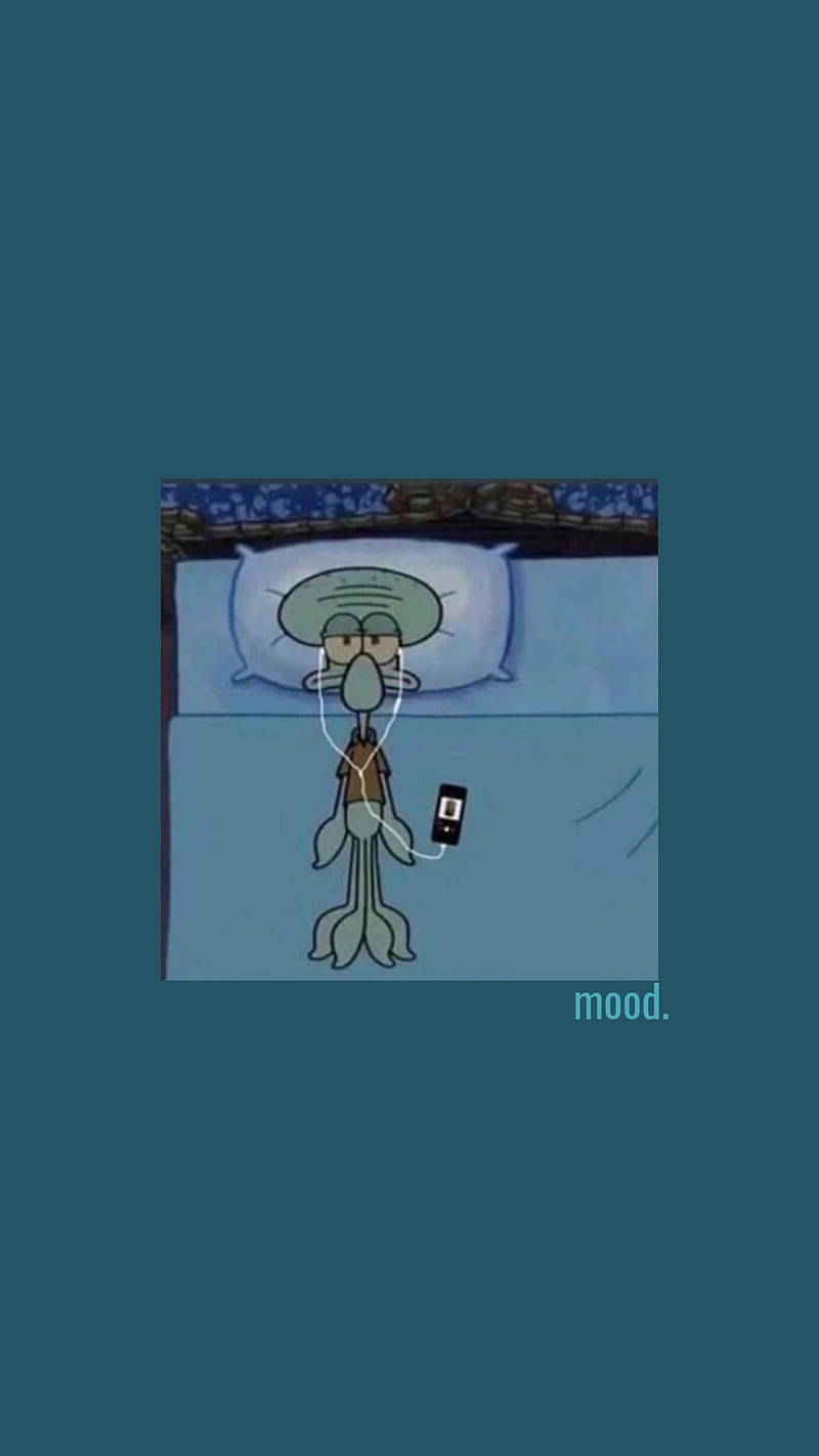 Squidward Tentacles Mood Wallpaper