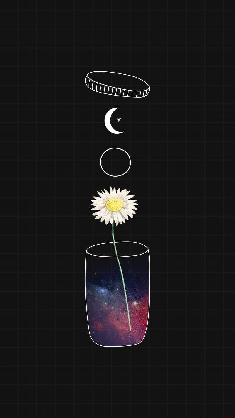 Standard Minimalist Lunar Galaxy Wallpaper