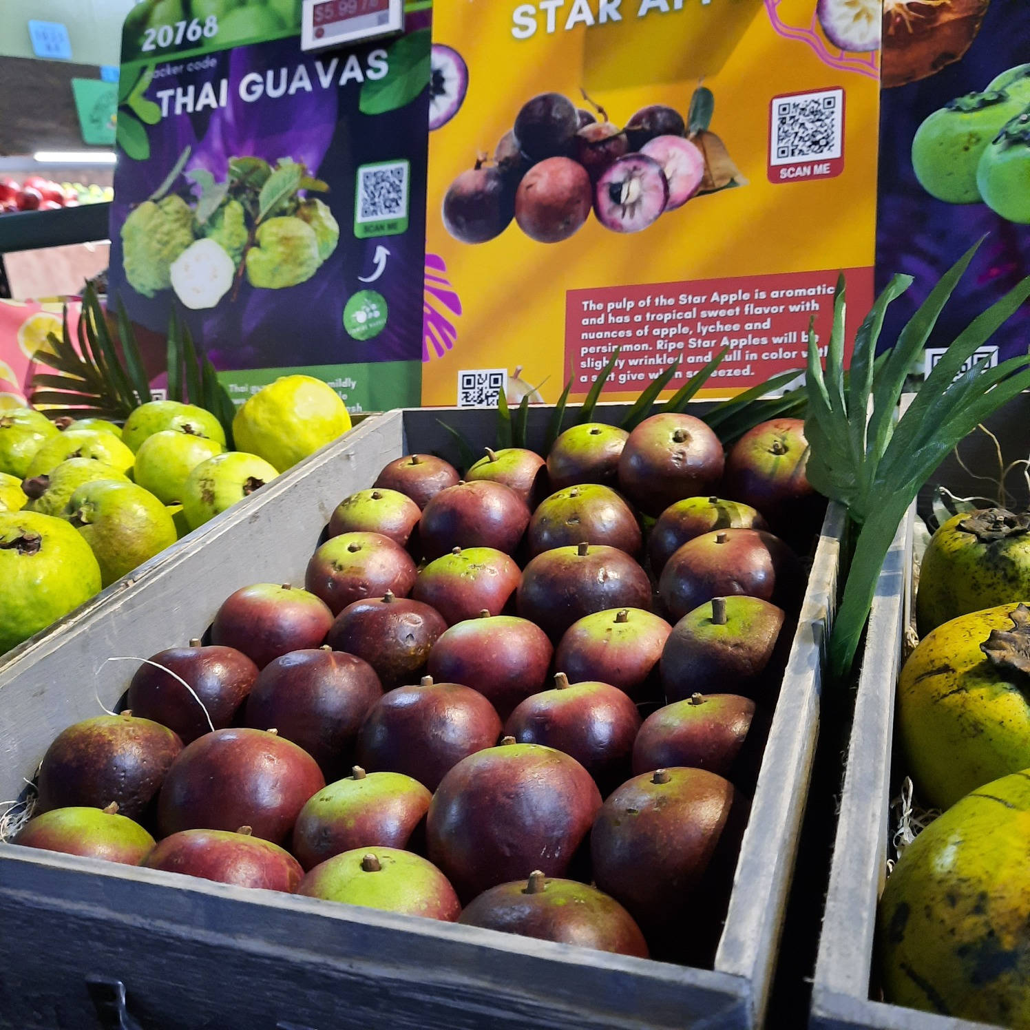 Star Apple In Supermarket Wallpaper