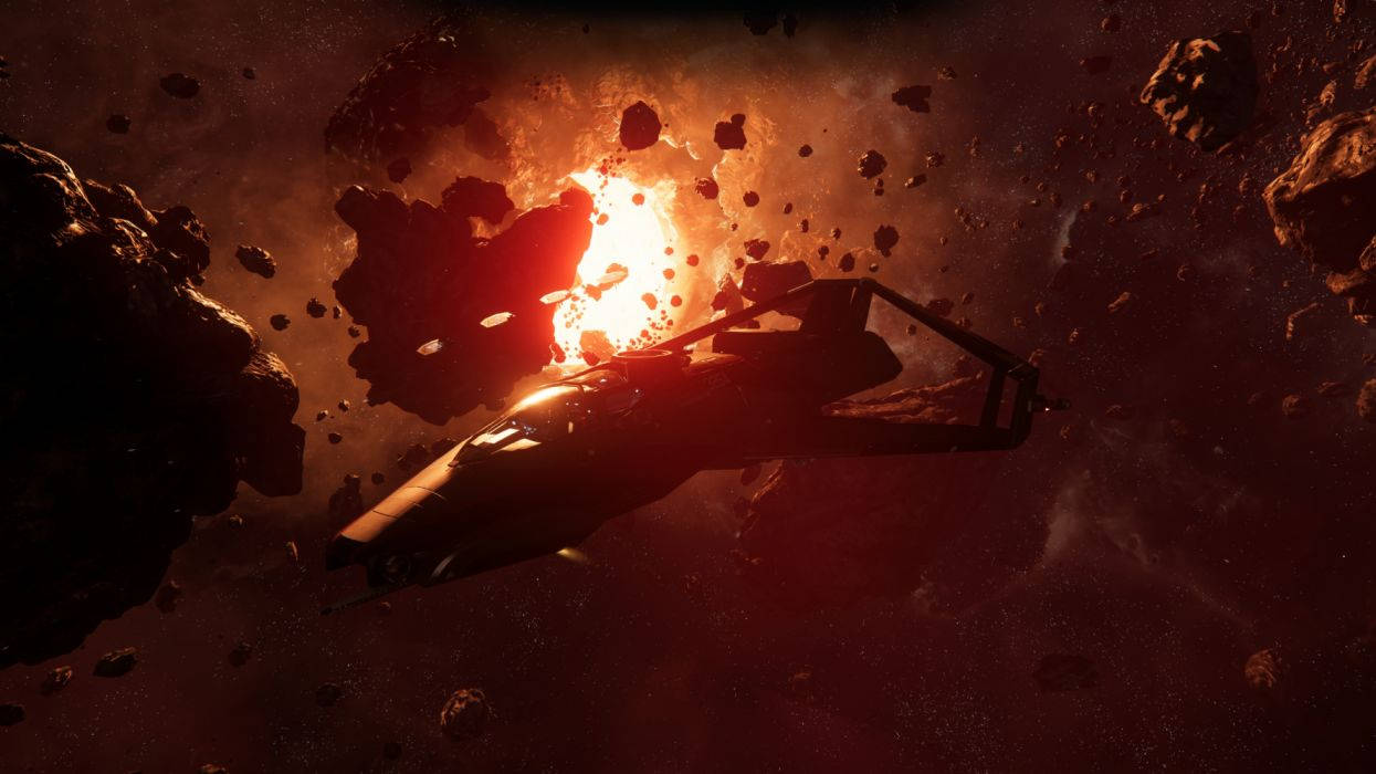 Star Citizen Space Explosion Wallpaper