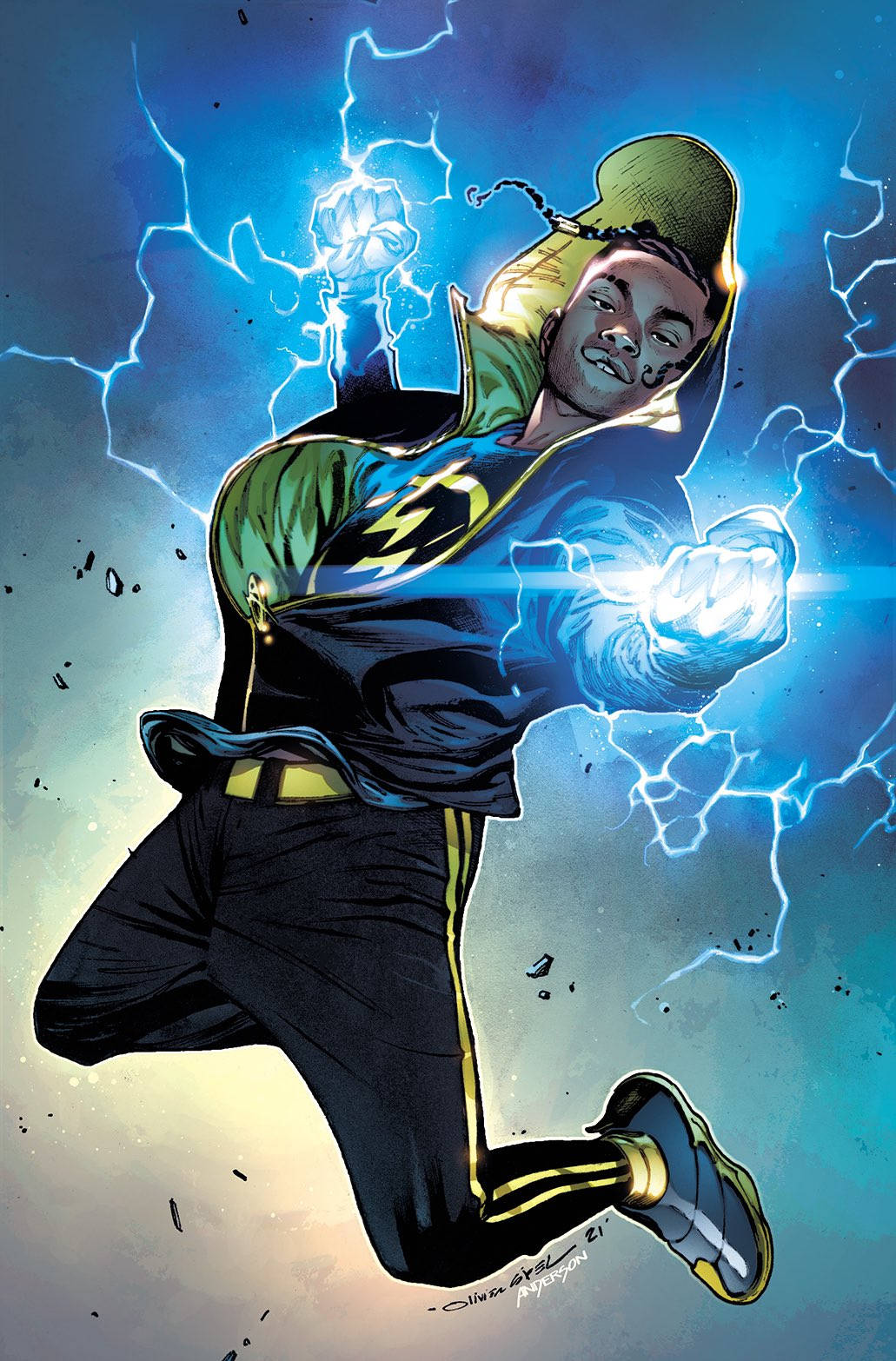 Static Shock Mid-jump Wallpaper