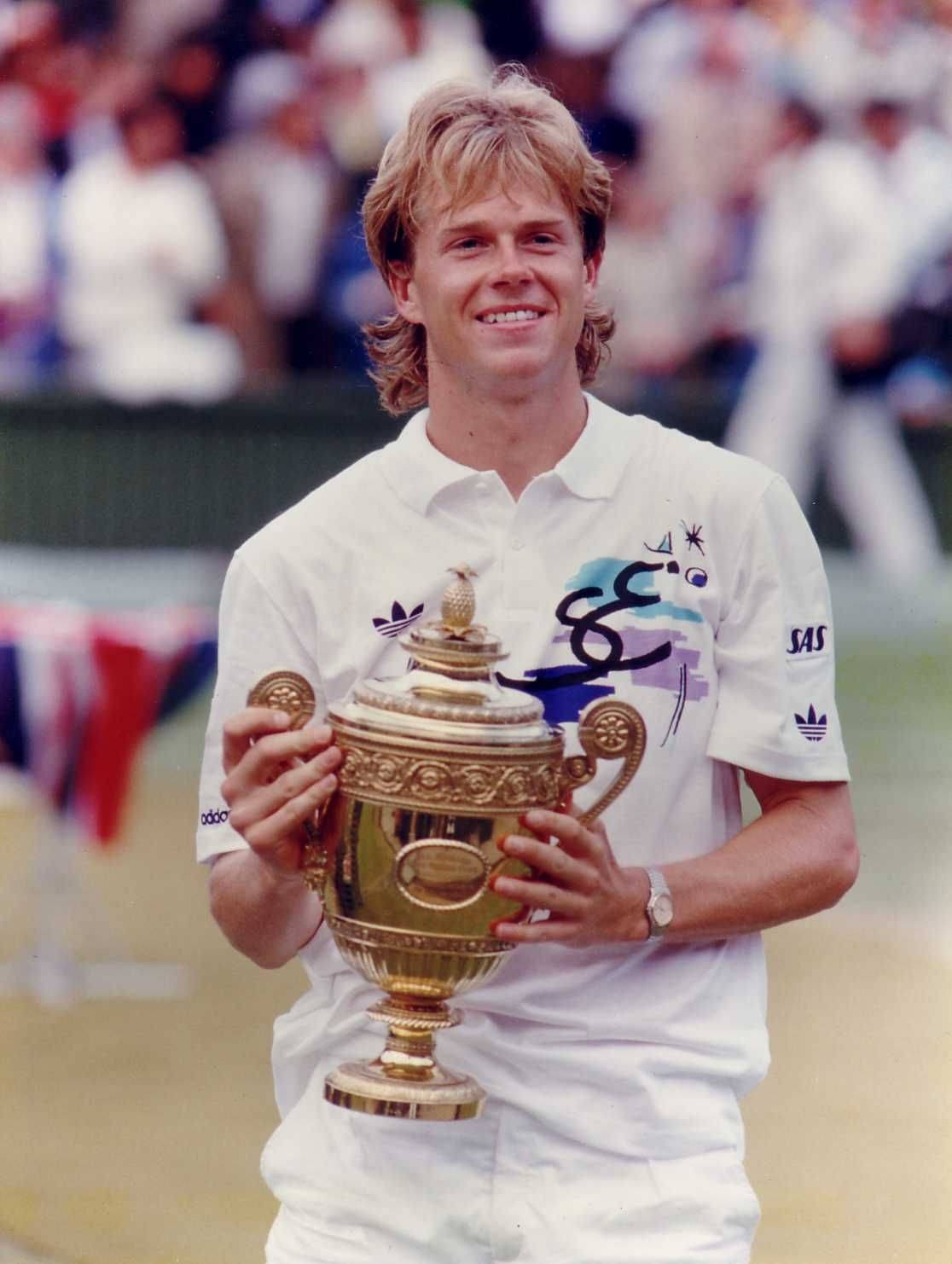 Stefan Edberg Smiling Trophy Wallpaper