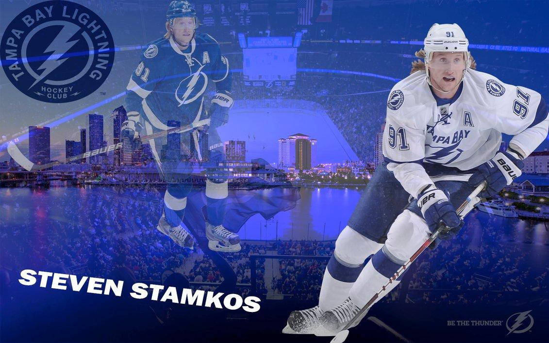 Steven Stamkos Creative Ice Hockey Sports Wallpaper