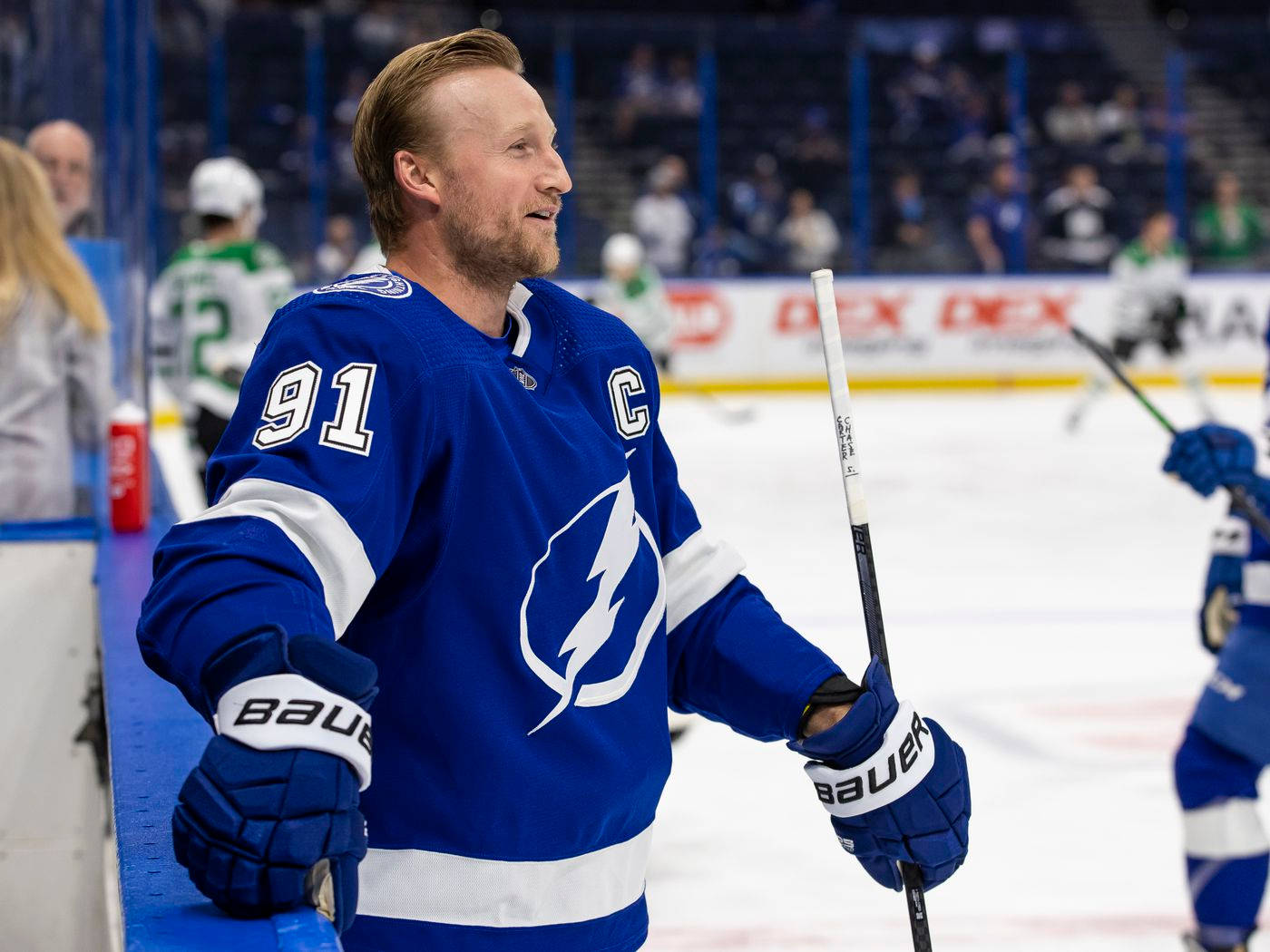 Steven Stamkos Tampa Bay Lightning Ice Hockey Captain Wallpaper