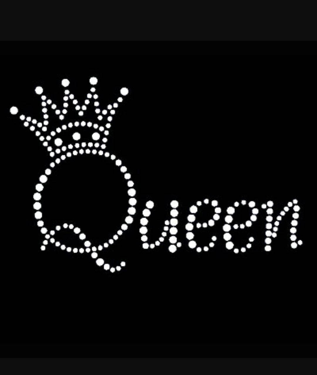 Studded Black Queen Background Wallpaper