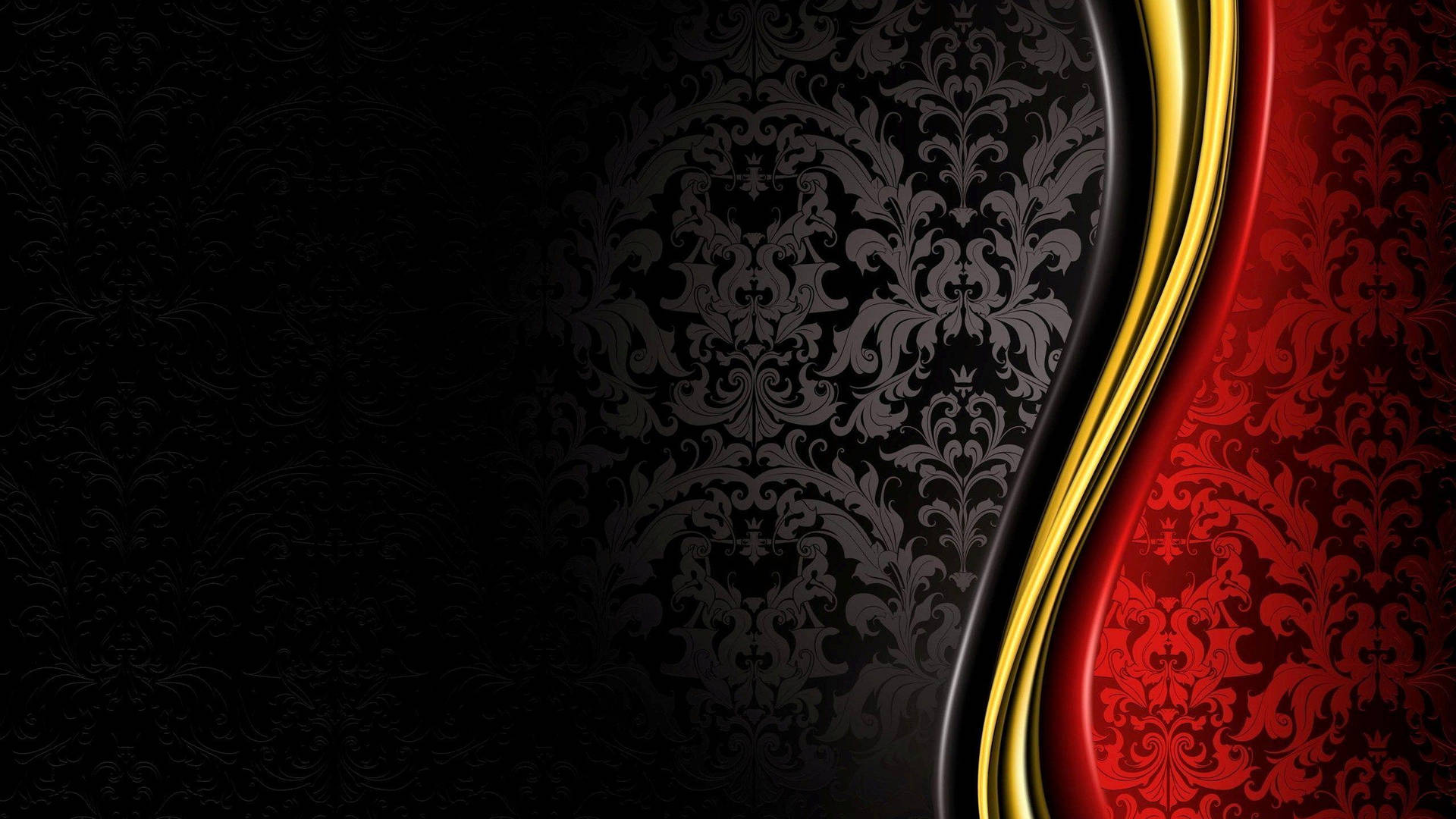 Stylish Black Red Part Wallpaper