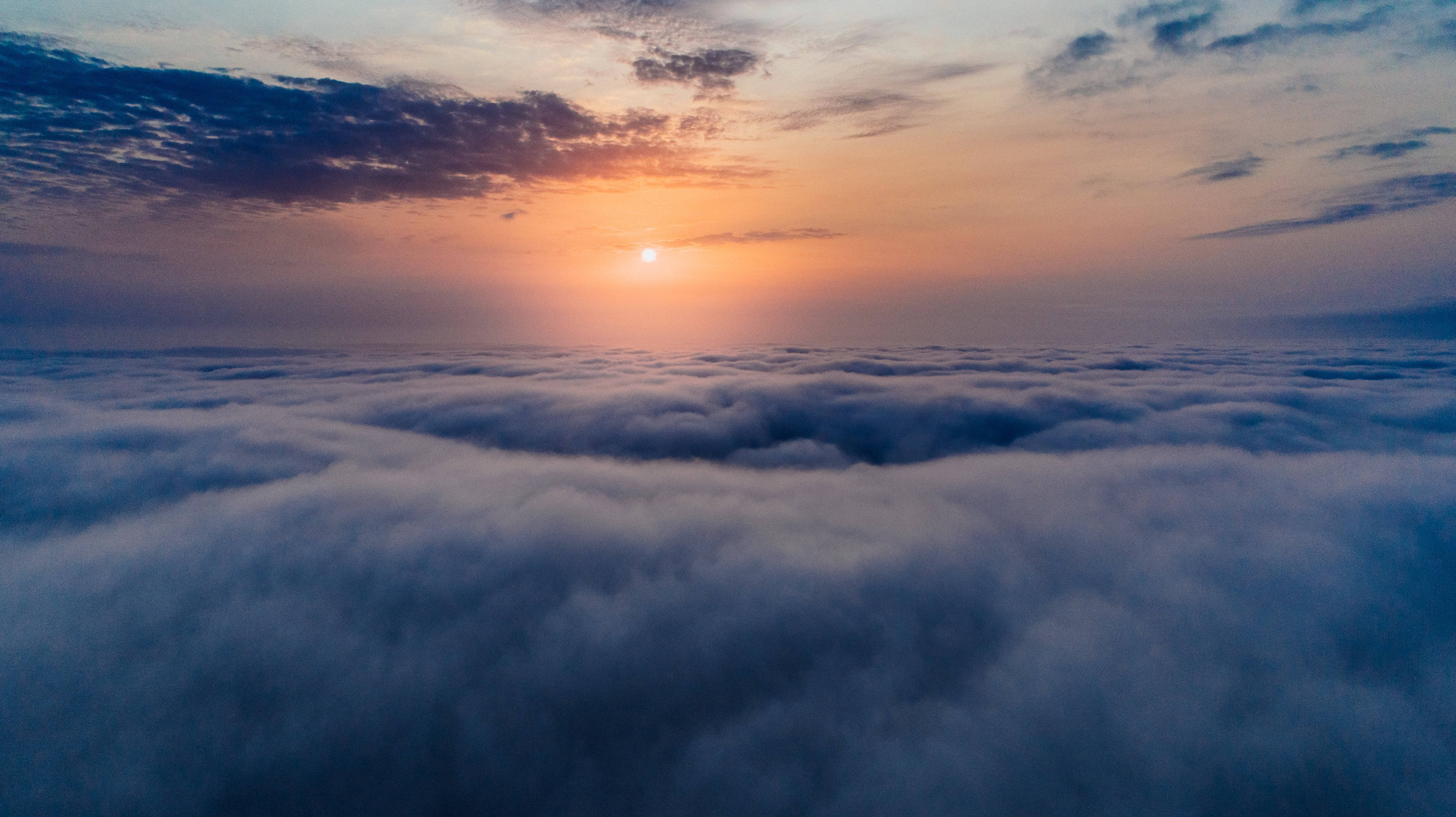 Sunset High Resolution Clouds Wallpaper