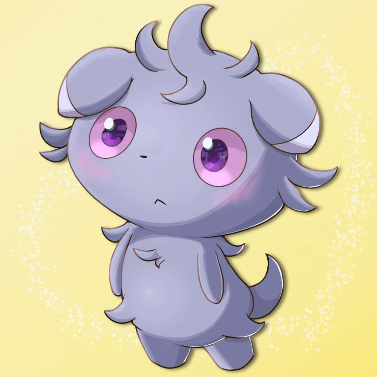 Surprised Violet Eyes Of Espurr Wallpaper