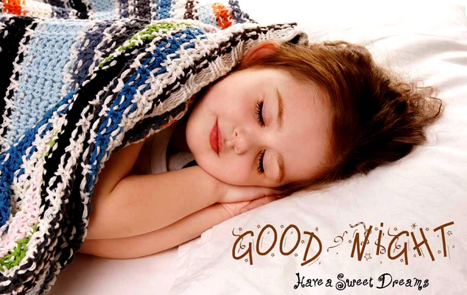 Sweet Dreams Good Night Child Sleeping Wallpaper