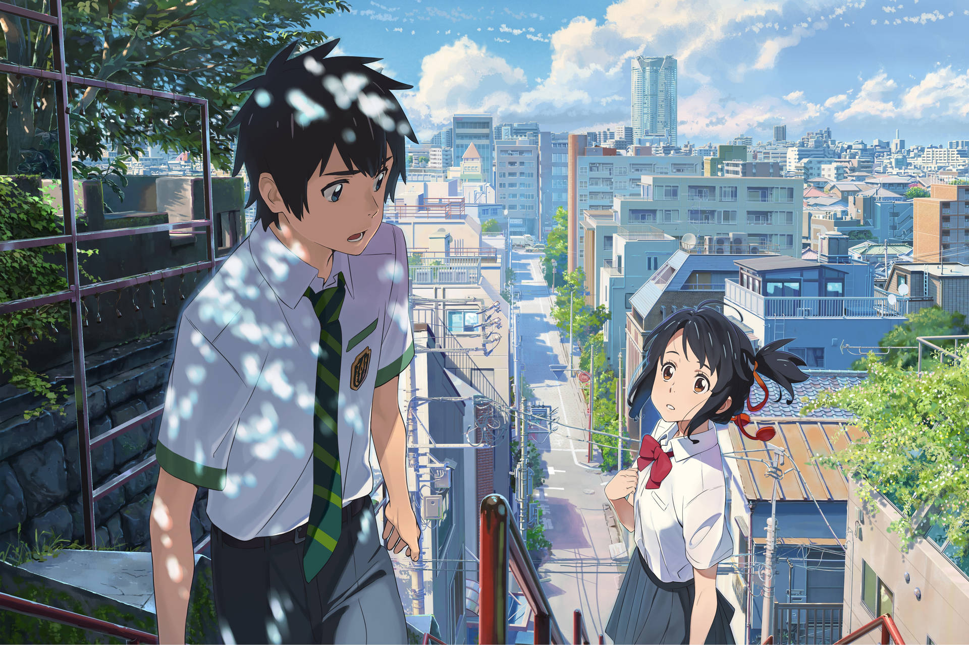 Taki And Mitsuha Your Name 4k Wallpaper