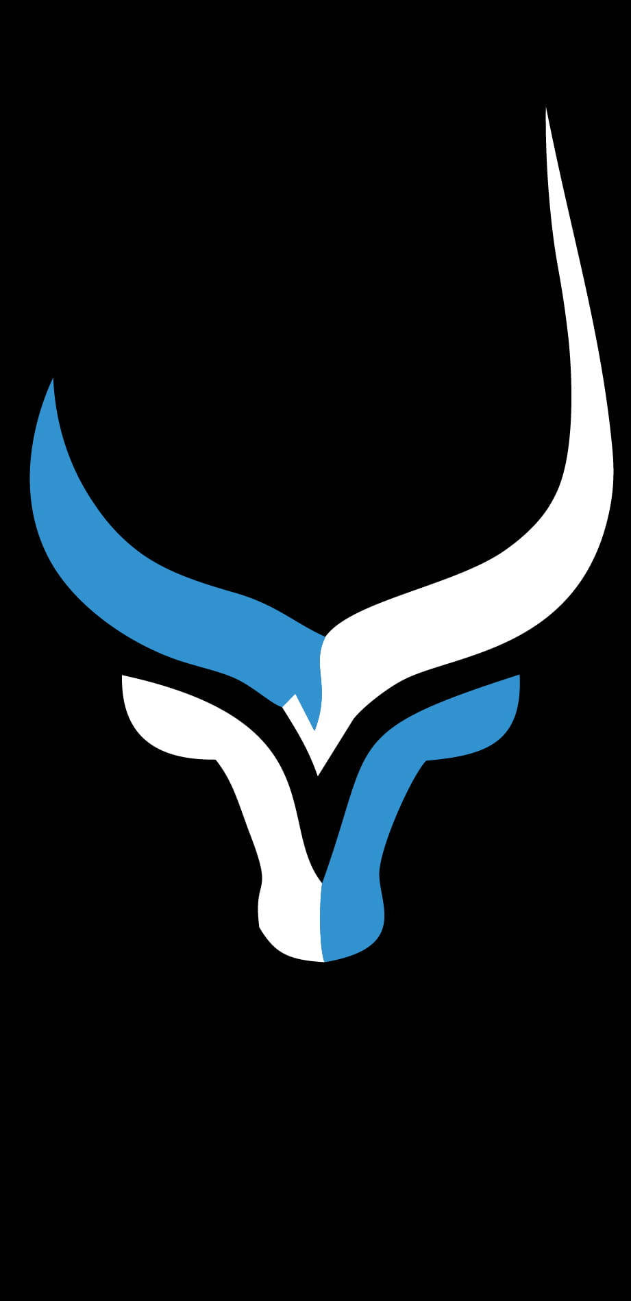 Taurus Blue White Bull Wallpaper