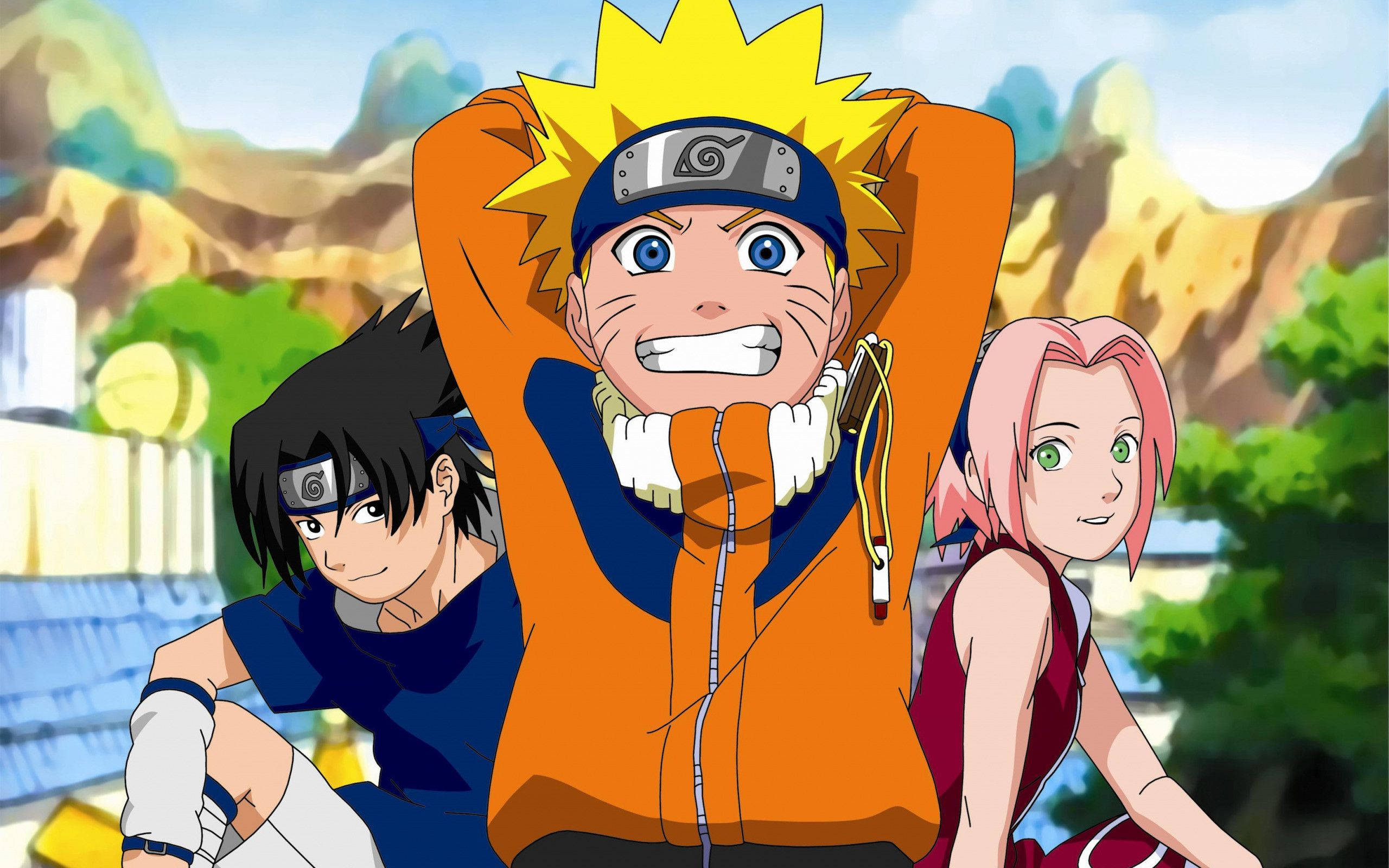 Team 7 Kids Naruto Laptop Wallpaper