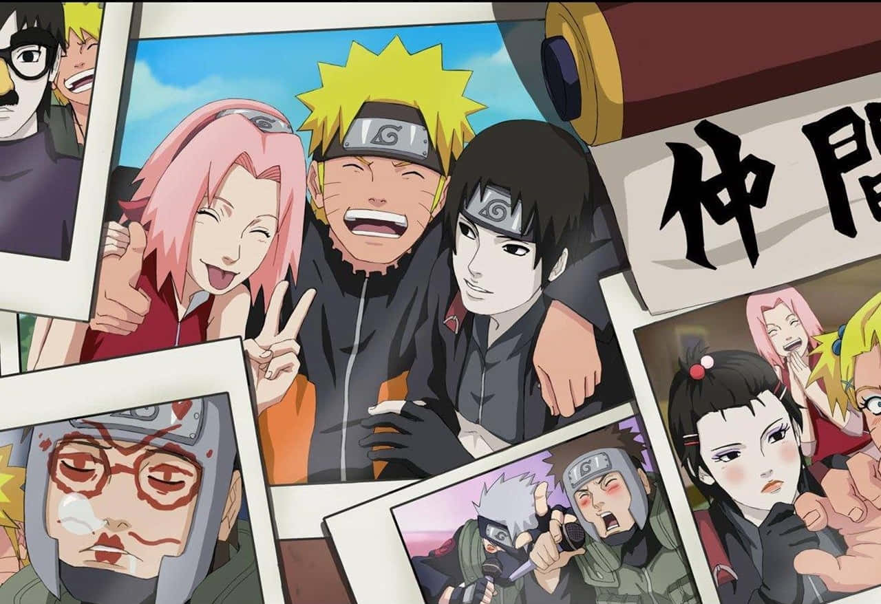 Team 7- Naruto: Uzumaki, Uchiha, And Haruno Join Forces Wallpaper